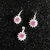 Conjunto de Plata y circón
