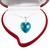 Collar de Plata con Cristal Genuino