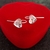 Aros de Plata con Cristal Genuino