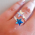 Anillo con Cristales Genuinos Estrella - comprar online