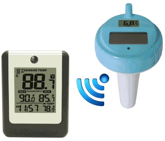 Termômetro para Piscina Wireless