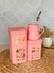 Set Tarros Cuadrados No Te Rindas Coral - comprar online