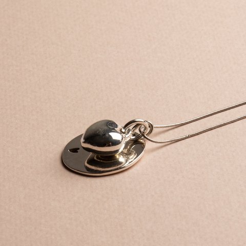 CORAZON INFLADO PLATA 925
