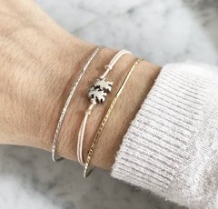 Pulsera silueta babies. Plata 925