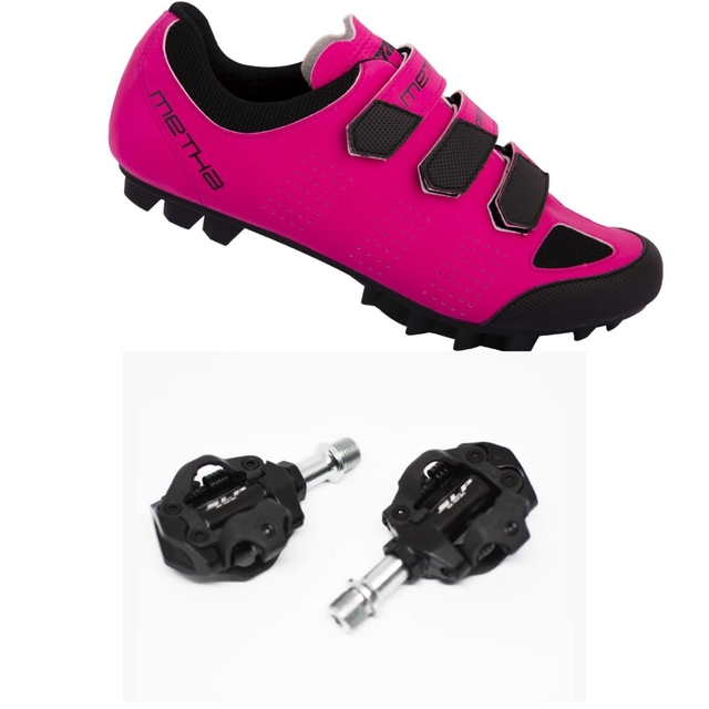 Zapatillas Ciclismo MTB + Pedales Automaticos MTB
