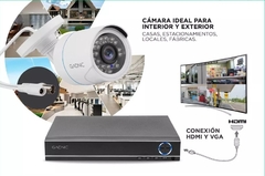 Kit 4 Camaras Ip Seguridad Full Hd Dvr Vision Nocturna Cctv - Crossover