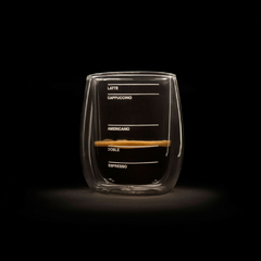 Set De 2 Vasos Para Café Doble Pared Vidrio Barista Gato Store - tienda online