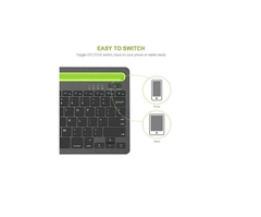 Teclado Inalambrico Bluetooth Doble Canal Dos Dispositivos RK908 - Crossover
