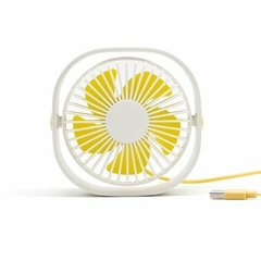Mini ventilador usb escritorio 3 velocidades turbo gatostore