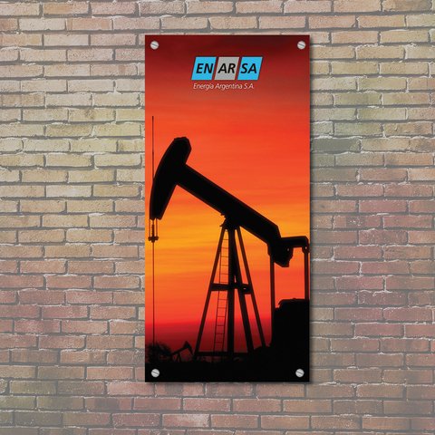 Grafica sobre placa PVC vertical