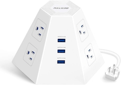 Regleta de alimentación con USB