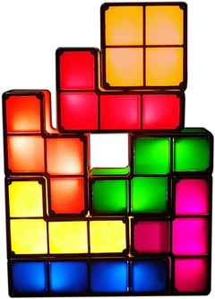 Lámpara Tetris con luz nocturna 3D