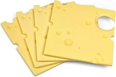 Plato con diseño de rebanada de queso - comprar online