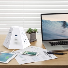 Regleta de alimentación con USB - comprar online