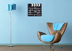 Reloj de pared claqueta