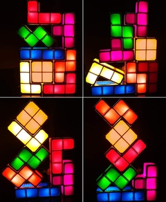 Lámpara Tetris con luz nocturna 3D en internet