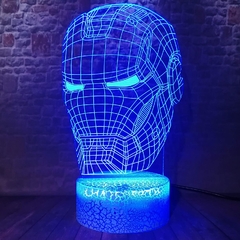 Lámpara Iron Man 3D