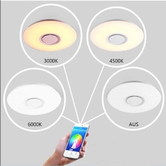 Imagen de luz de techo con altavoz Bluetooth