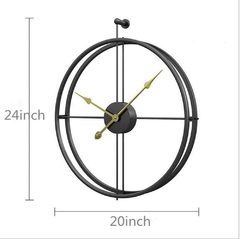 Reloj de pared moderno 3D en internet