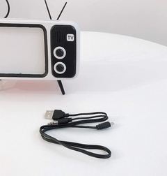 Soporte para teléfono tv retro  en internet