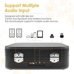 Tocadiscos Bluetooth portátil - tienda online