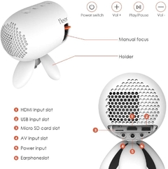 Mini Proyector portátil para niños