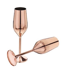 Copas de champán en acero inoxidable  - comprar online