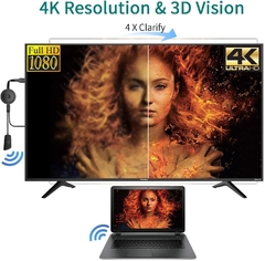Imagen de Adaptador de pantalla HDMI inalámbrico para iPhone, iPad, iOS, Android, PC, tablet, Windows, Mac