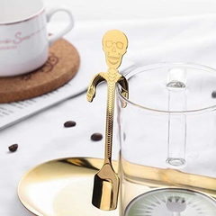 Juego de cucharas calavera para café