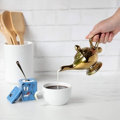 Juego de cafetera y taza de azúcar Aladdin