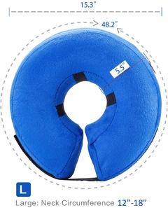 Collar protector inflable para perros y gatos en internet