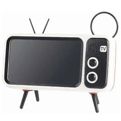 Soporte para teléfono tv retro 