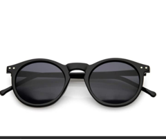 Gafas de sol estilo vintage, de lente redonda, montura con astas - tienda online