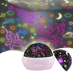 Luz nocturna, proyector de unicornios