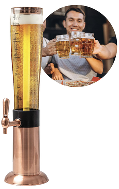 Dispensador de bebidas con grifo y tubo de congelación