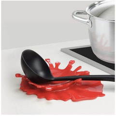 Soporte para posavasos con forma de cuchara de silicona - comprar online