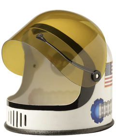 Casco de astronauta juvenil con visera móvil