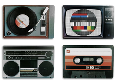 Juego de manteles individuales retro