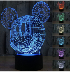 Lámpara de Mickey Mouse 3D - tienda online