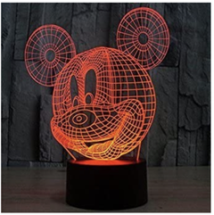 Lámpara de Mickey Mouse 3D - Atomic Arte y Diseño S.A.S