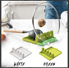Juego de 3 piezas de soporte de silicona para utensilios de cocina