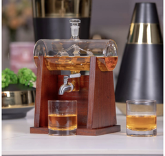 Decantador Whisky 2 vasos - comprar online