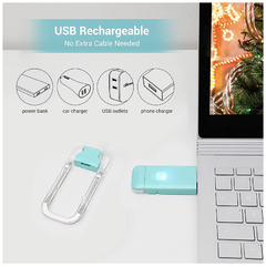 Luz de libro flexible recargable - tienda online