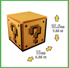 Lámpara bloque Super Mario - Atomic Arte y Diseño S.A.S