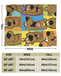 Manta de microforro polar scooby doo - tienda online