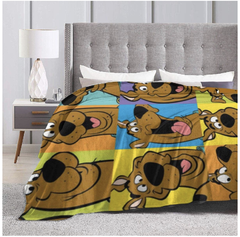 Manta de microforro polar scooby doo - comprar online