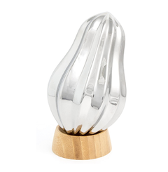 Acero inoxidable Exprimidor de cítricos con soporte de bambú