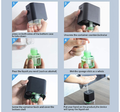 mini dispensador de desinfectante de manos - Atomic Arte y Diseño S.A.S
