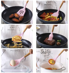 Juego de 12 utensilios de cocina de silicona - Atomic Arte y Diseño S.A.S