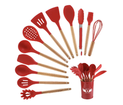 Juego de 12 utensilios de cocina de silicona